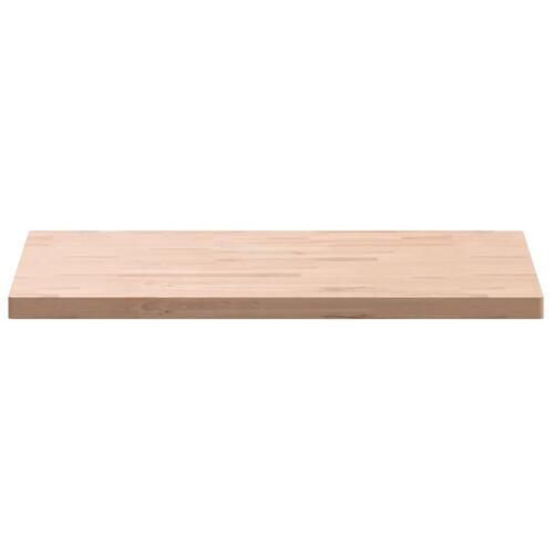 Bordplade til badeværelse 100x60x4 cm massivt bøgetræ