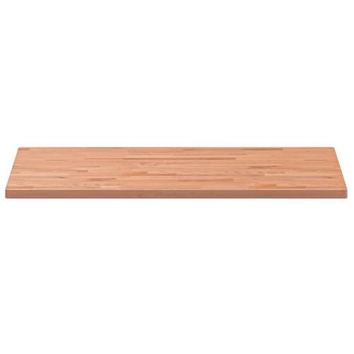 Bordplade til badeværelse 100x60x2,5 cm massivt bøgetræ
