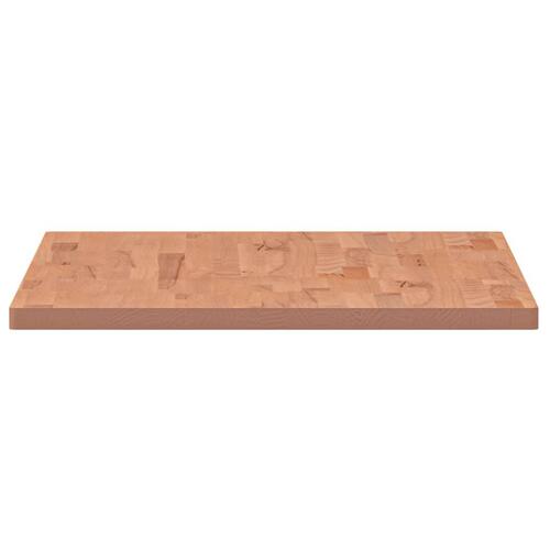 Bordplade til badeværelse 100x60x2,5 cm massivt bøgetræ