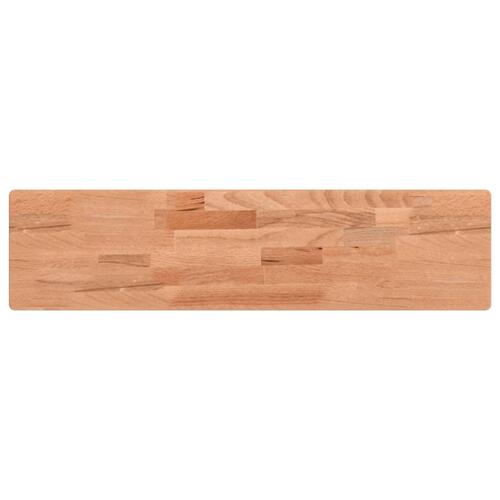 Væghylde 80x20x4 cm massivt bøgetræ
