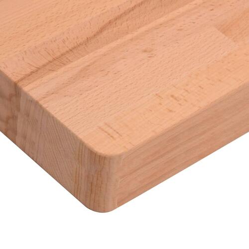 Skrivebordsplade 110x55x4 cm massivt bøgetræ