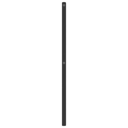 Sengegavl 75 cm metal sort