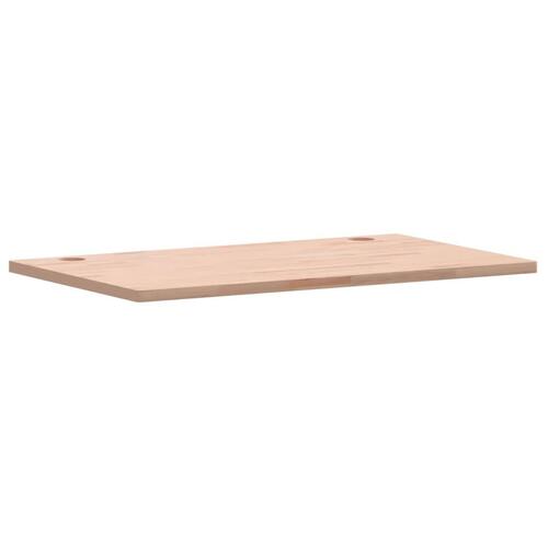 Skrivebordsplade 100x60x2,5 cm massivt bøgetræ