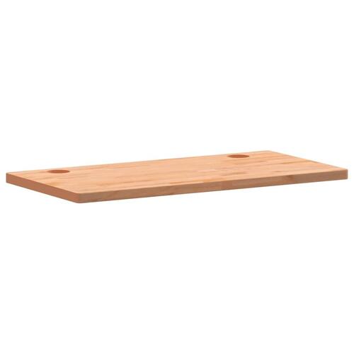 Skrivebordsplade 100x50x2,5 cm massivt bøgetræ
