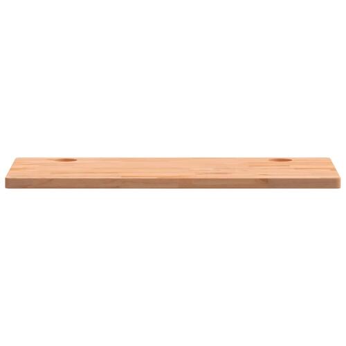 Skrivebordsplade 100x50x2,5 cm massivt bøgetræ