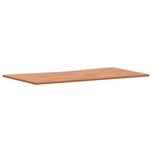 Skrivebordsplade 110x(55-60)x1,5 cm massivt bøgetræ