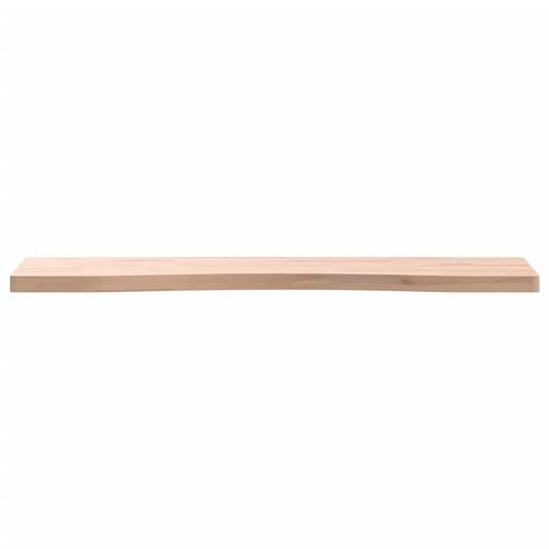 Skrivebordsplade 80x(36-40)x2,5 cm massivt bøgetræ