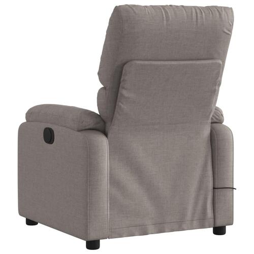 Massagestol stof gråbrun