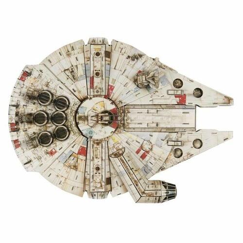 Konstruktionsspil Star Wars Millennium Falcon 223 piezas 43 x 31,4 x 22,4 cm Grå Multifarvet