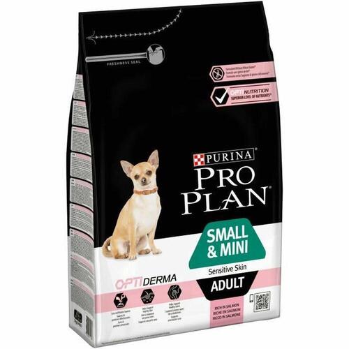 Foder Purina Small & Mini Adult Voksen Laksefarvet 3 Kg