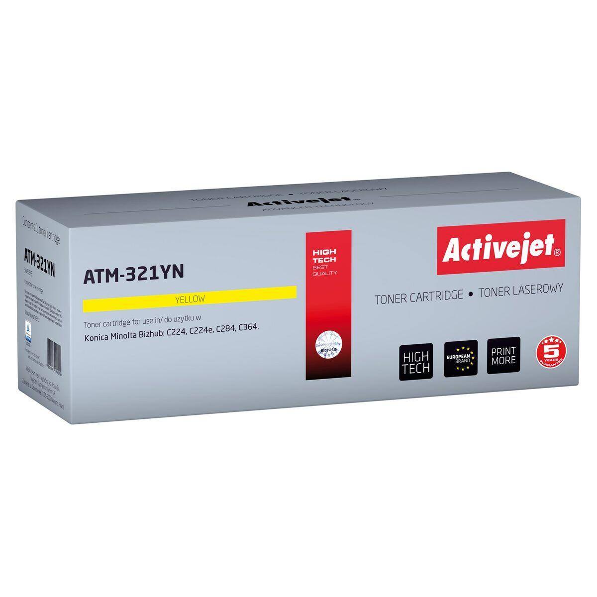 Toner Activejet ATM-321YN Gul