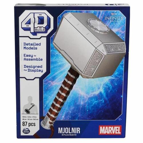 Konstruktionsspil Marvel Mjolnir 87 Dele 48 x 14 x 54,5 cm Brun Multifarvet