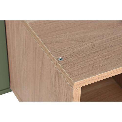 Konsol Home ESPRIT Grøn Polyuretan Træ MDF 120 x 35 x 90 cm