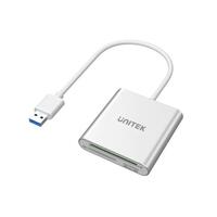Ekstern Reader Card Unitek Y-9313 Sort Sølvfarvet