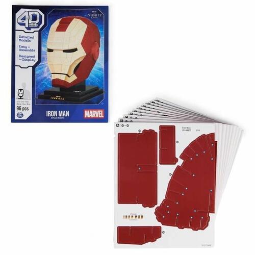 Konstruktionsspil Marvel Iron Man 96 Dele 24,6 x 19 x 30 cm Multifarvet