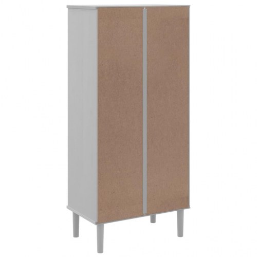 Bogreol SENJA 60 x 35 x 130 cm - hvid