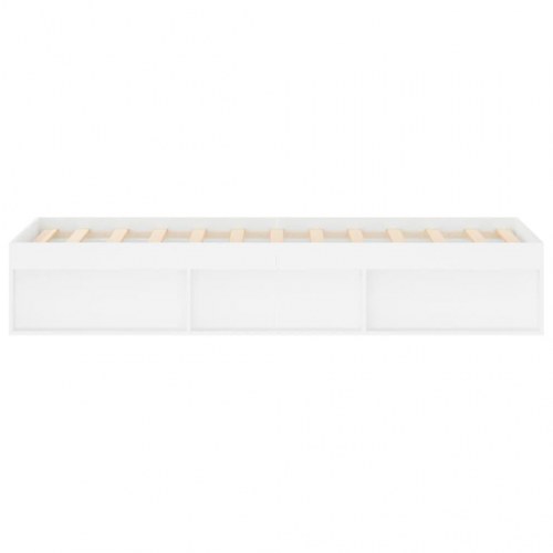 Sengeramme med opbevaring 120 x 200 cm - hvid