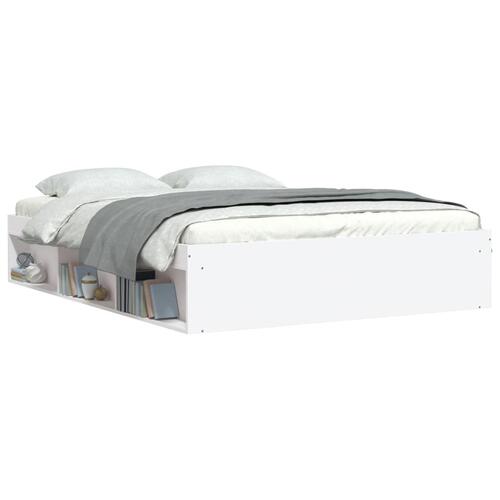 Sengeramme 140x200 cm hvid