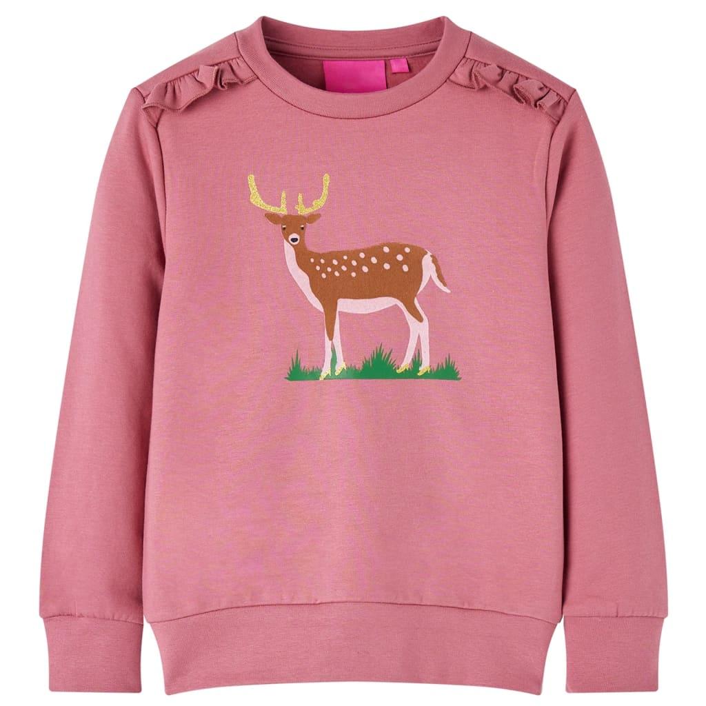 Sweatshirt til børn str. 104 pink