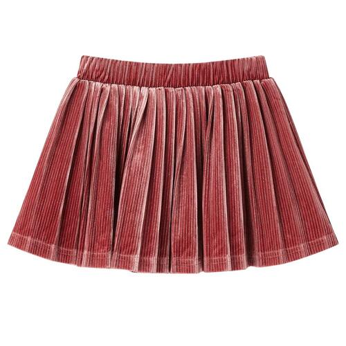 Nederdel til børn str. 116 plisseret pink