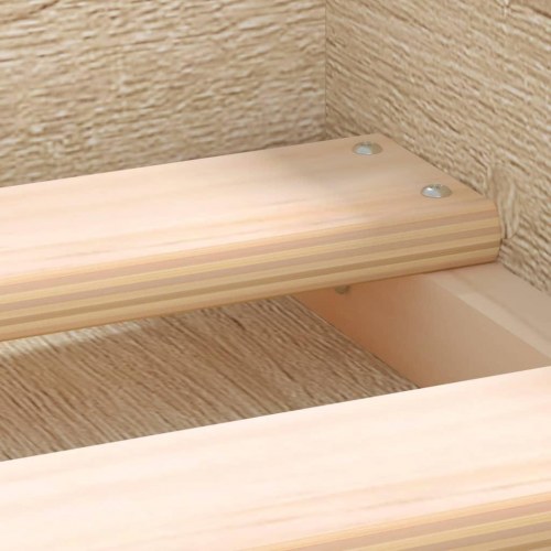 Sengeramme 140x200 cm - sonoma-eg med opbevaring