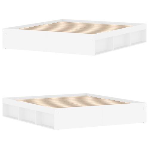 Sengeramme 180x200 cm hvid