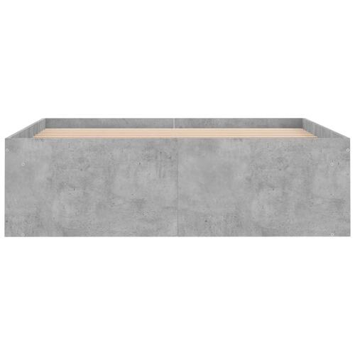 Sengeramme 120x190 cm betongrå