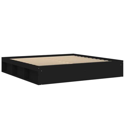 Sengeramme 200x200 cm sort