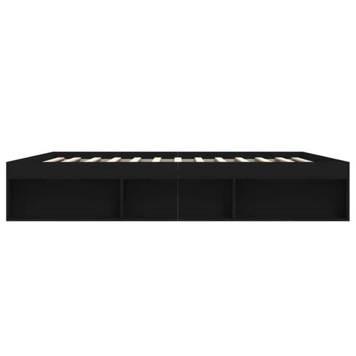 Sengeramme 200x200 cm sort