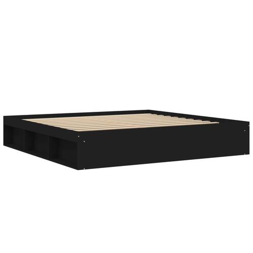 Sengeramme 200x200 cm sort