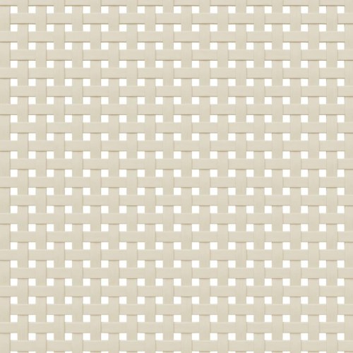 Bogreol SENJA med rattanlook - 90×35×130 cm i massivt fyrretræ, brun