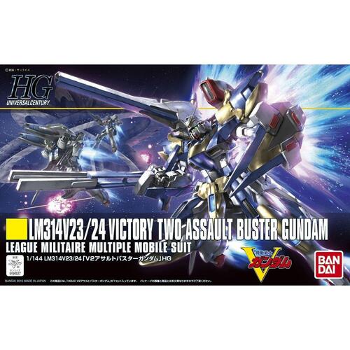 Action Figurer Bandai 1/144 VICTORY TWO ASSAULT BUSTER GUNDAM Moderne