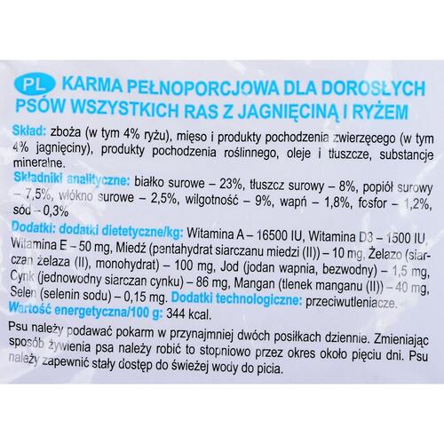 Foder Dolina Noteci Classic Voksen Lam 10 kg