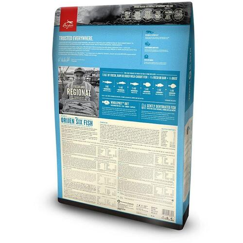 Foder Orijen Six Fish Voksen Fisk 6 Kg