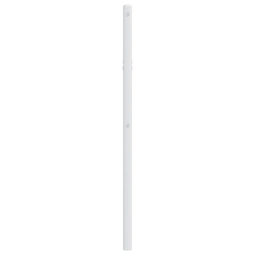 Sengegavl 100 cm metal hvid