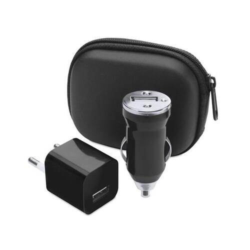 Sæt med Opladere 144331 (2 stk) 1000 mAh Gul