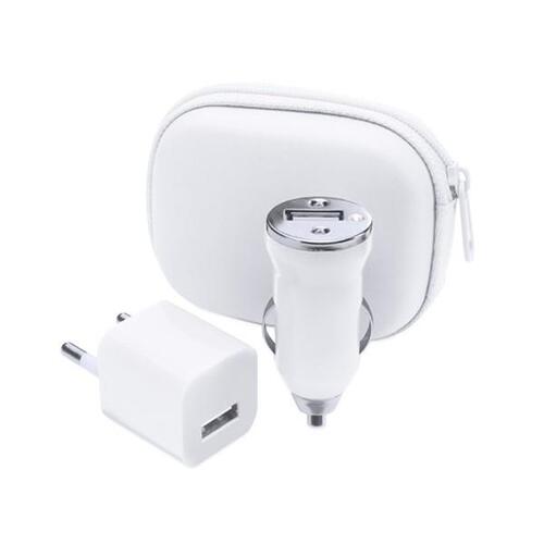 Sæt med Opladere 144331 (2 stk) 1000 mAh Gul