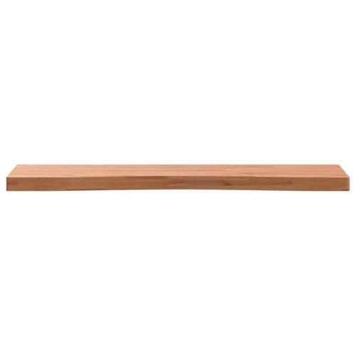 Skrivebordsplade 100x(45-50)x4 cm massivt bøgetræ