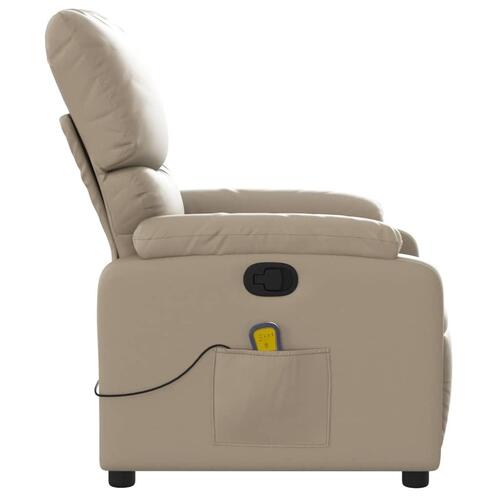 Massagestol kunstlæder cappuccino