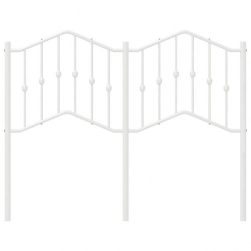 Sengegavl 120 cm i metal - hvid, udskiftningsgavl