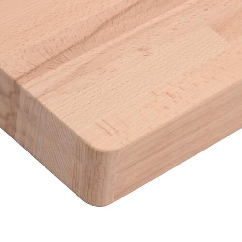 Skrivebordsplade 110x55x4 cm massivt bøgetræ