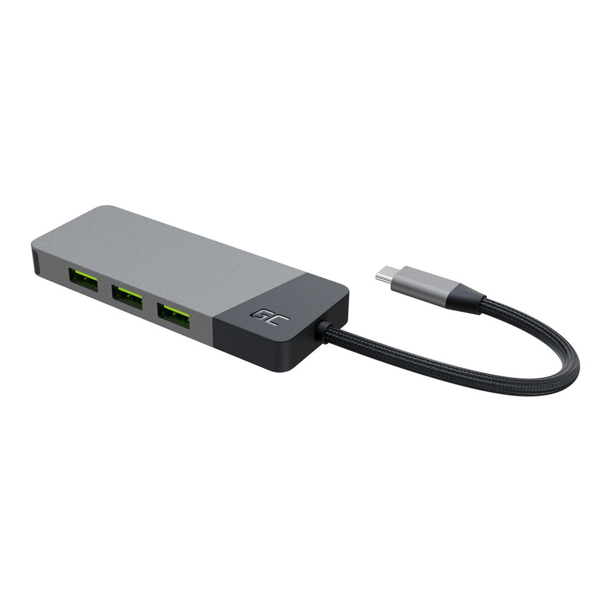 Docking-station Green Cell HUBGC01 Sølvfarvet