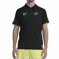 Kortærmet Polotrøje til Mænd Bullpadel Liceo Padel Sort S