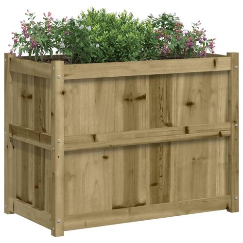 Plantekasse 90x50x70 cm imprægneret fyrretræ