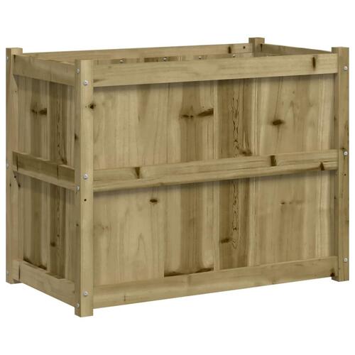 Plantekasse 90x50x70 cm imprægneret fyrretræ