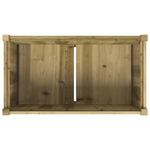 Plantekasse 90x50x70 cm imprægneret fyrretræ
