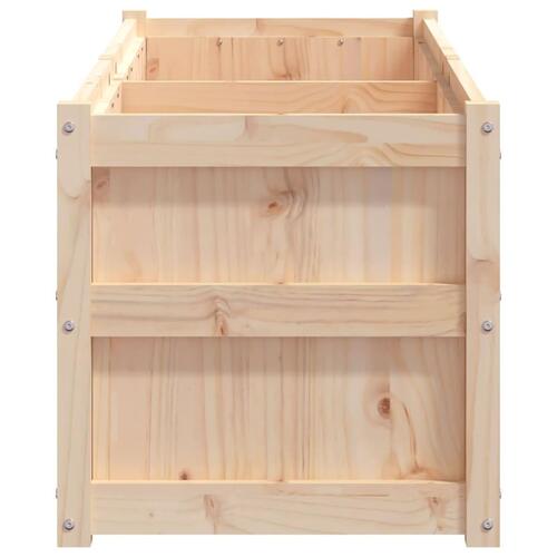 Plantekasse 150x50x50 cm massivt fyrretræ