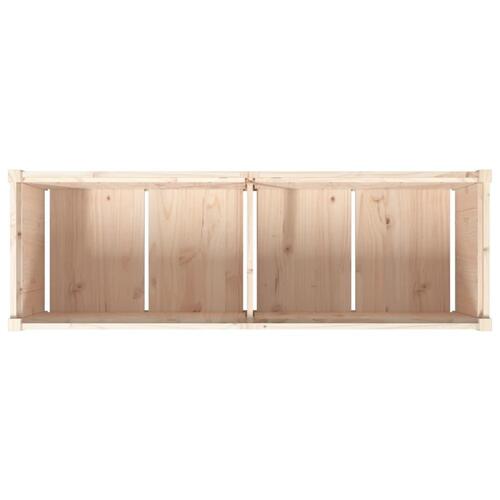 Plantekasse 150x50x50 cm massivt fyrretræ