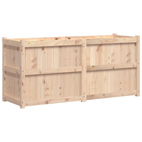 Plantekasse 150x50x70 cm massivt fyrretræ
