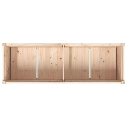 Plantekasse 150x50x70 cm massivt fyrretræ
